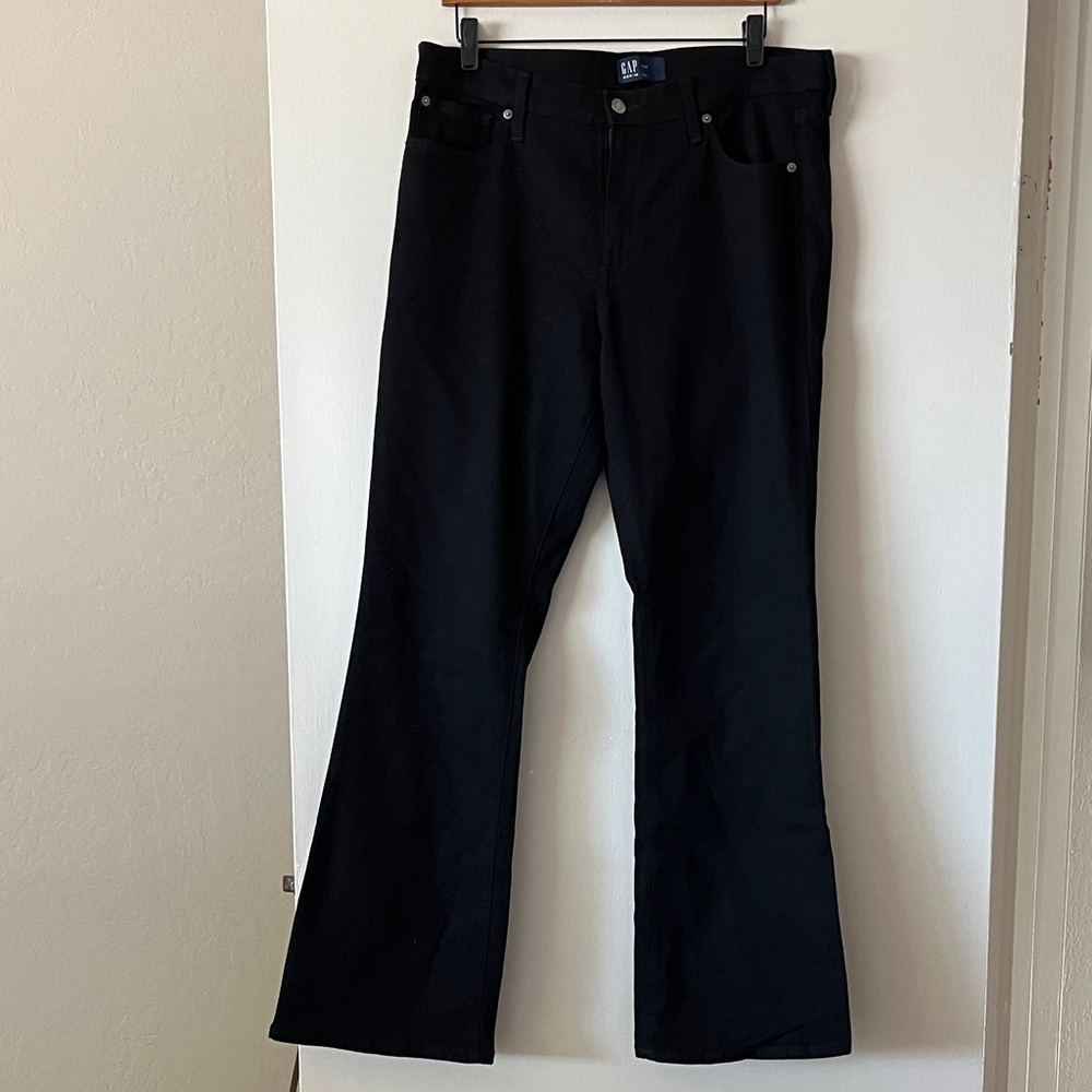 GAP Black Denim Boot Cut Jeans